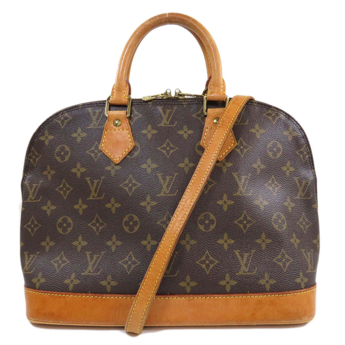 Louis Vuitton Alma 2way Handbag Monogram Canvas