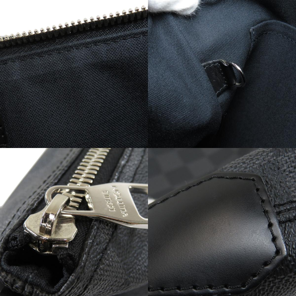 Louis Vuitton Mick PM Damier Graphite Shoulder Bag Canvas
