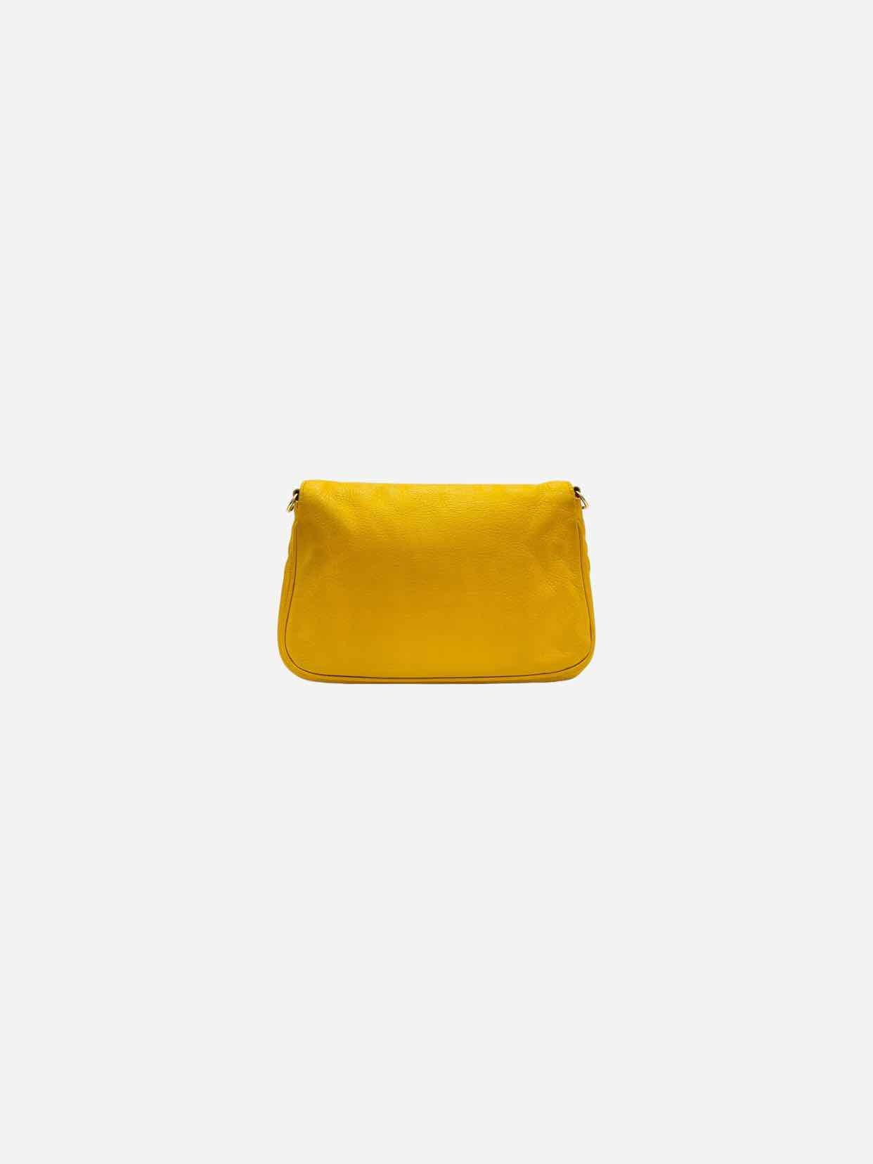 FENDI Fendista Yellow Multicolor Shoulder Bag