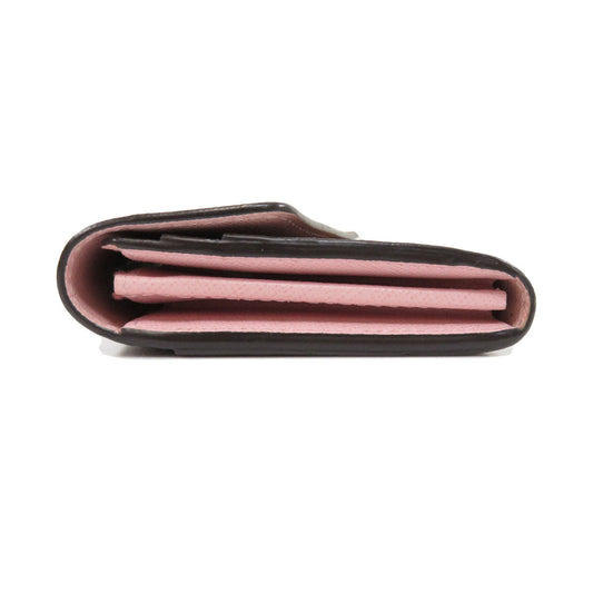 Louis Vuitton Portefeuil Sarah Damier Ebene Rose Ballerine Long Wallet