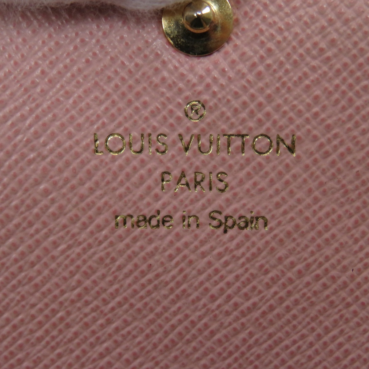 Louis Vuitton Portefeuil Sarah Damier Ebene Rose Ballerine Long Wallet