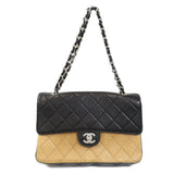 Chanel Matelasse Silver Metal Fittings Handbag Lambskin