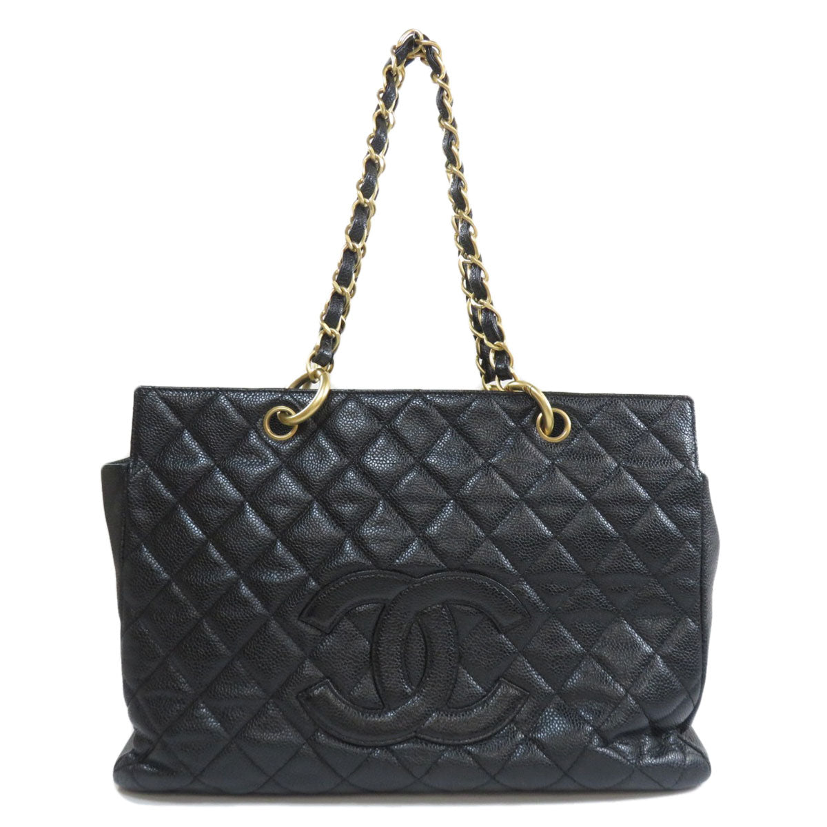 Chanel Chain Bag Matelasse Gold Hardware Tote Bag Caviar Skin