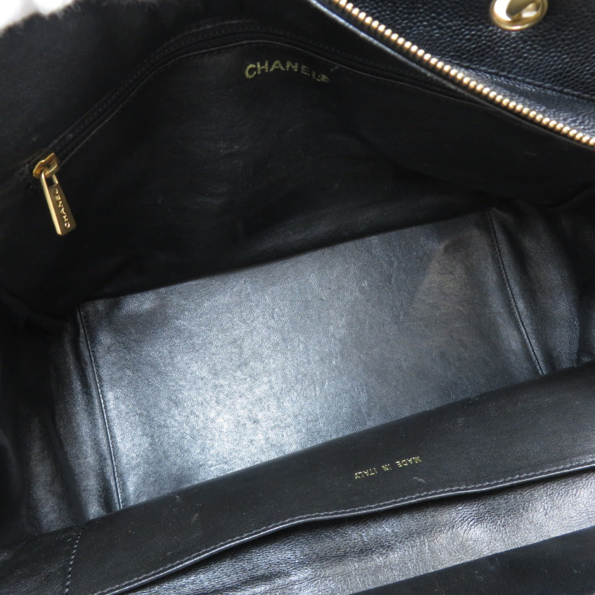 Chanel Chain Bag Matelasse Gold Hardware Tote Bag Caviar Skin