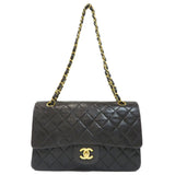 Chanel Chain Shoulder Bag Matelasse Gold Hardware Calf
