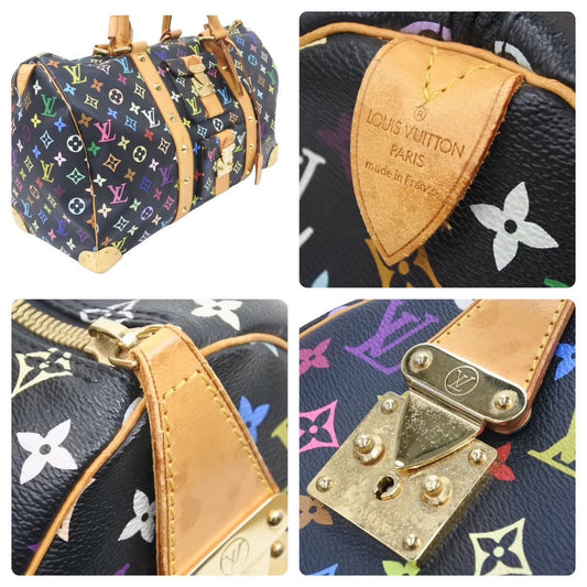 Louis Vuitton Keepall Boston Bag Multicolor PVC Leather