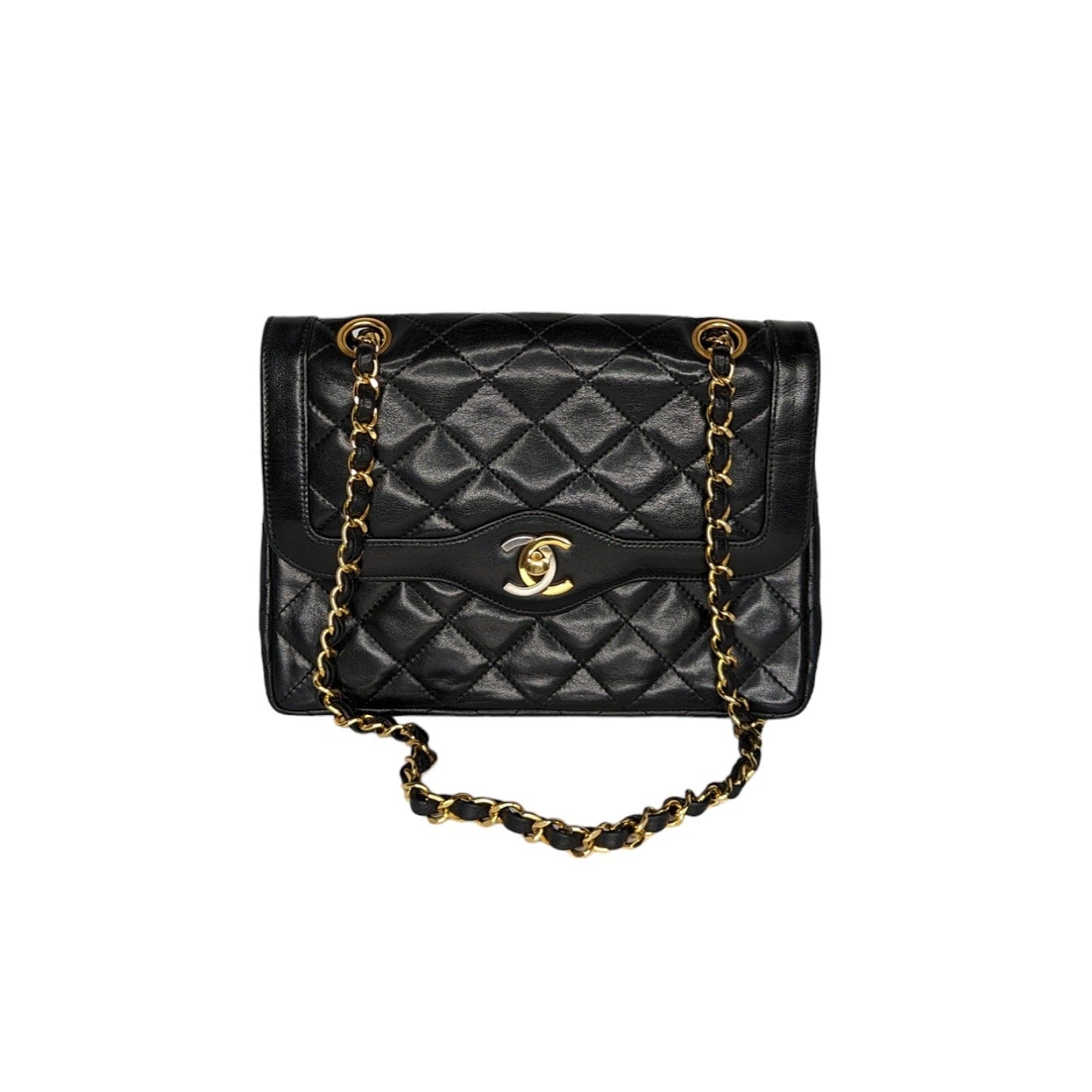 Chanel bags   Black Coco Paris Double Flap Bag