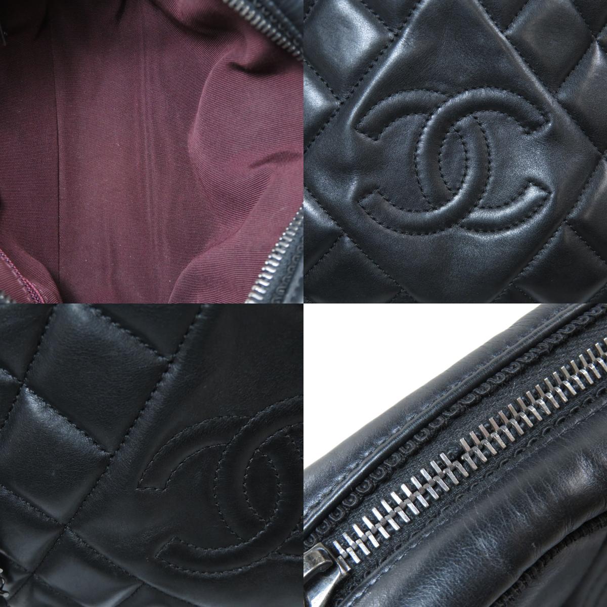 Chanel Chain Shoulder Bag Lambskin Black
