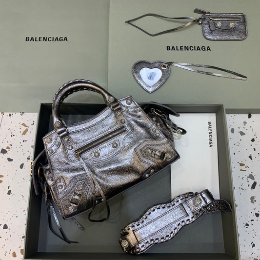 BLN-Ciaga Neo Cagole XS Handbag In Grey, For Women,  Bags 10.2in/26cm