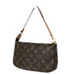 Louis Vuitton Pochette Accessoires  Canvas Clutch Bag