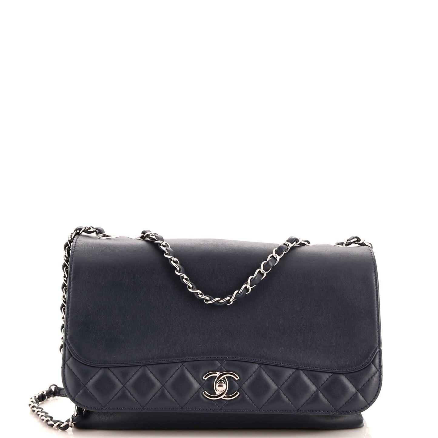CHANEL Tramezzo Flap Bag Calfskin Jumbo