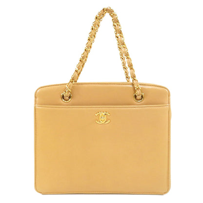 Chanel Cocomark Chain Bag Gold Hardware Handbag Calf