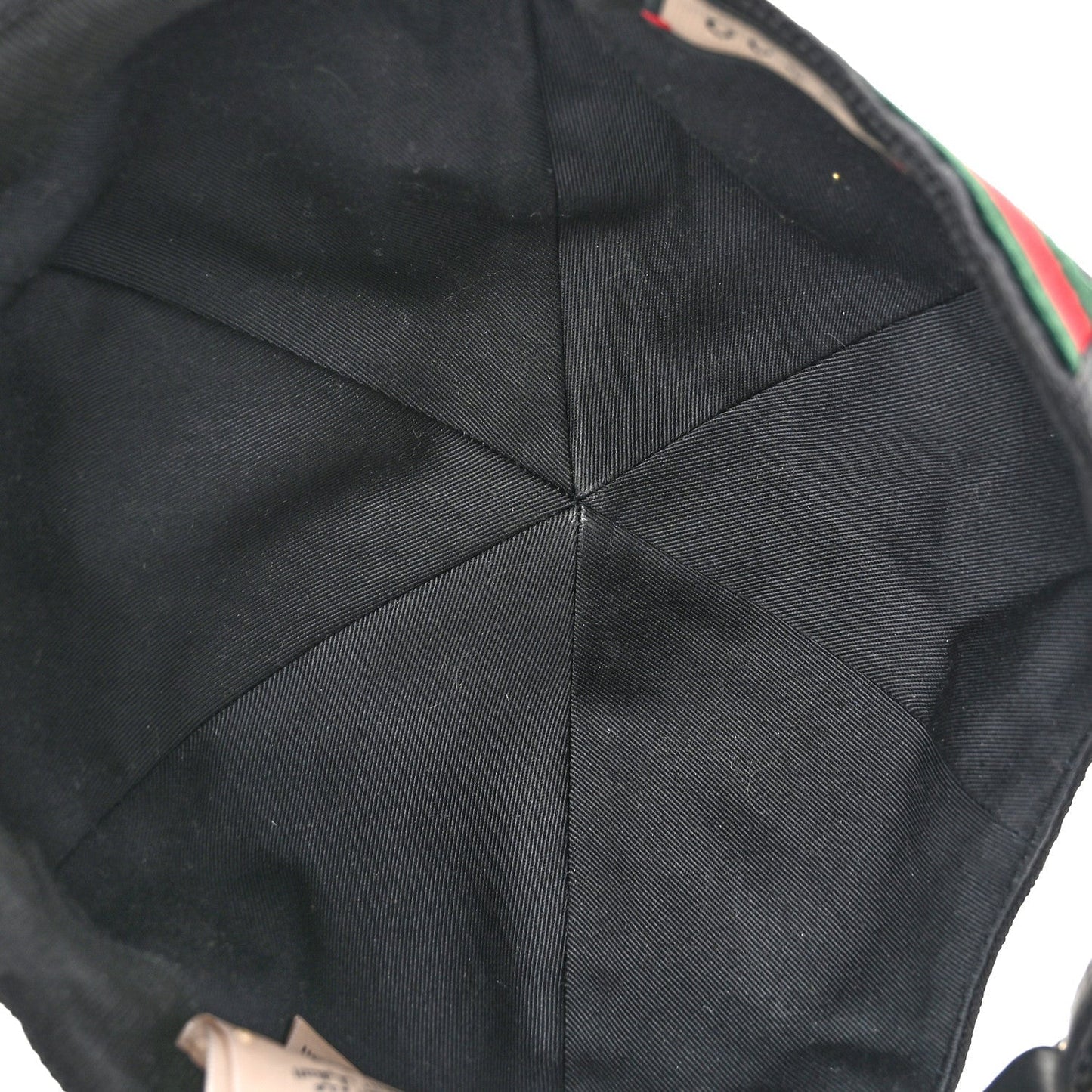 Amelia Monogram Web Baseball Hat XL Black