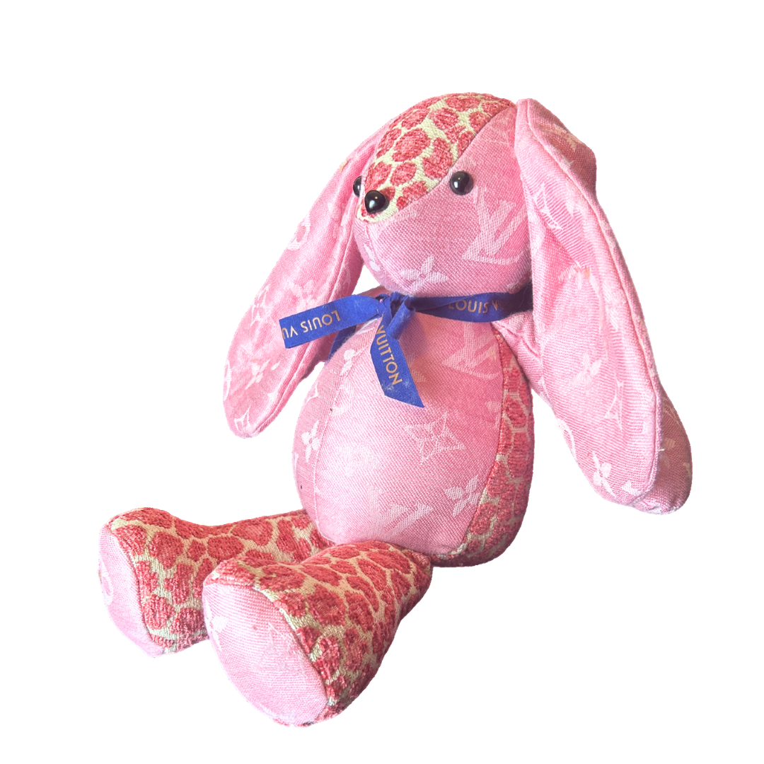 LV Monogram   Silk Scarf Clever Bunny