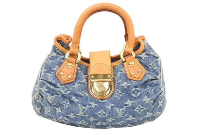 Louis Vuitton Monogram Denim Pleaty Mini Handbag