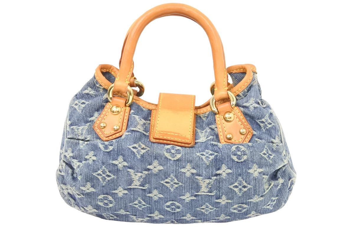 Louis Vuitton Monogram Denim Pleaty Mini Handbag