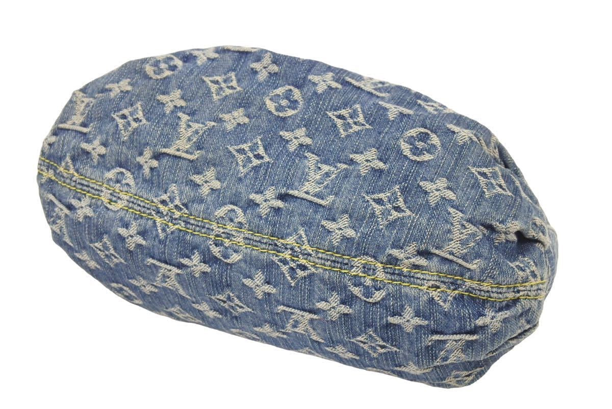 Louis Vuitton Monogram Denim Pleaty Mini Handbag