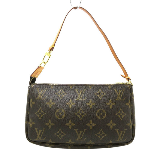 Louis Vuitton Pochette Accessoire  Canvas Clutch Bag