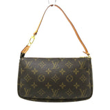 Louis Vuitton Pochette Accessoire  Canvas Clutch Bag