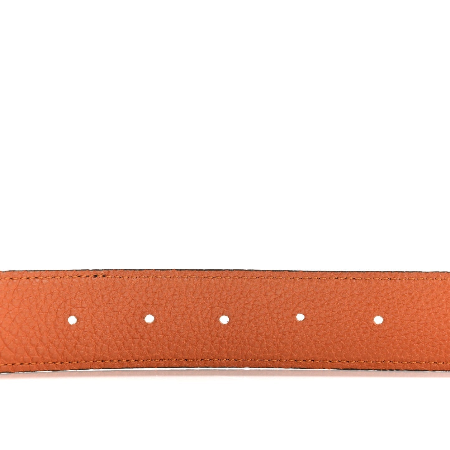 Amelia Box Togo 32mm H Belt 80 32 Black Orange