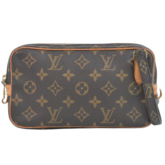 Louis Vuitton Pochette Marly  Canvas Clutch Bag