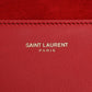 Saint Laurent Calfskin Classic Y Ligne Clutch Rouge Orient