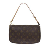 Louis Vuitton Pochette Accessoire  Canvas Clutch Bag
