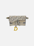 DIOR Saddle Grey Oblique Belt Bag