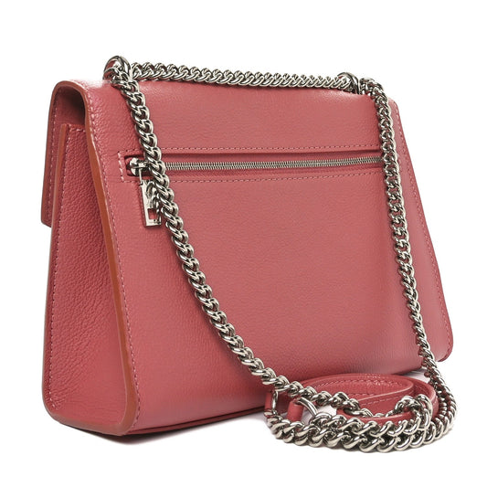 Louis Vuitton Soft Calfskin Mylockme Chain Bag BB Rose Boudoir Lie De Vin
