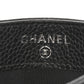 Amelia Caviar Quilted Card Holder Black
