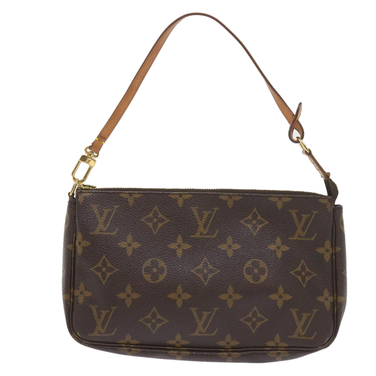 Louis Vuitton Pochette Accessoire  Canvas Clutch Bag