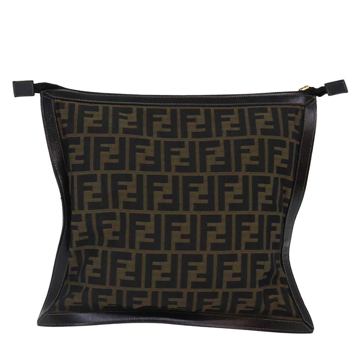 Fendi Zucca  Canvas Clutch Bag