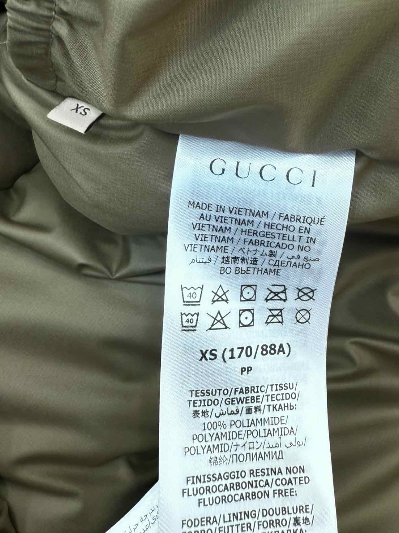 GUCCI Floral Down White Multicolor Size XSmall Jacket