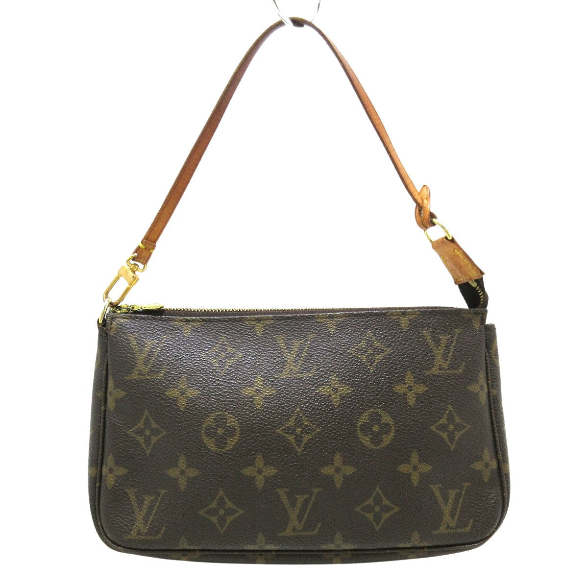 Louis Vuitton Pochette Accessoire  Canvas Clutch Bag