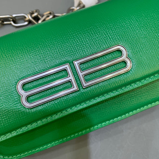 BLN-Ciaga Gossip Small On Chain Shoulder Bag Green, For Women,  Bags 7.4in/19cm