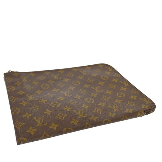 Louis Vuitton Poche Document  Canvas Clutch Bag