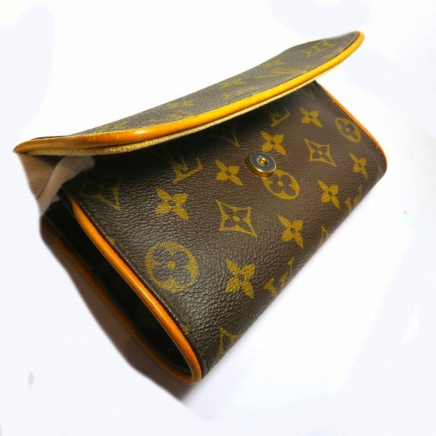 Louis Vuitton Pochette Twin  Canvas Clutch Bag