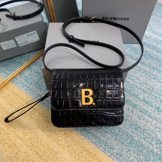 BLN-Ciaga Bolso Bandolera B In Black, For Women,  Bags 7in/18cm