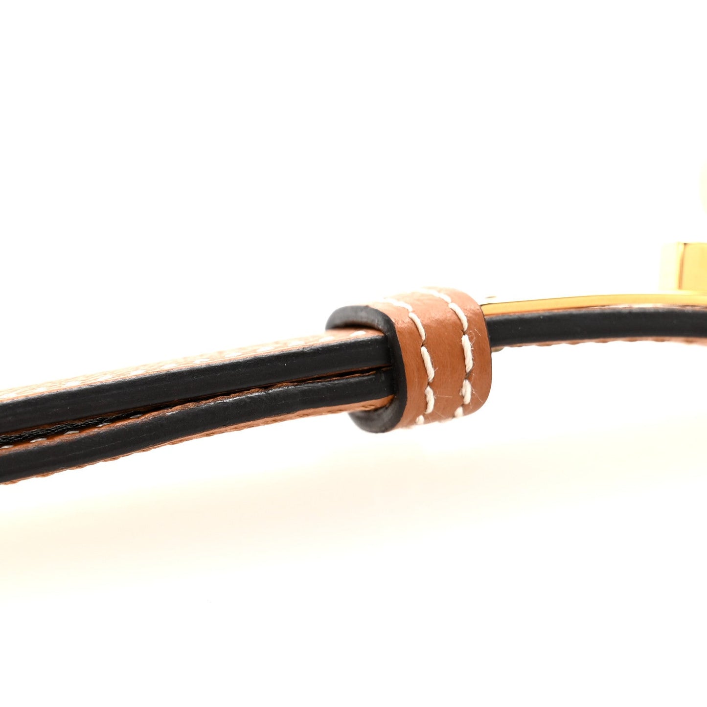 Amelia Epsom Kelly Belt Gold