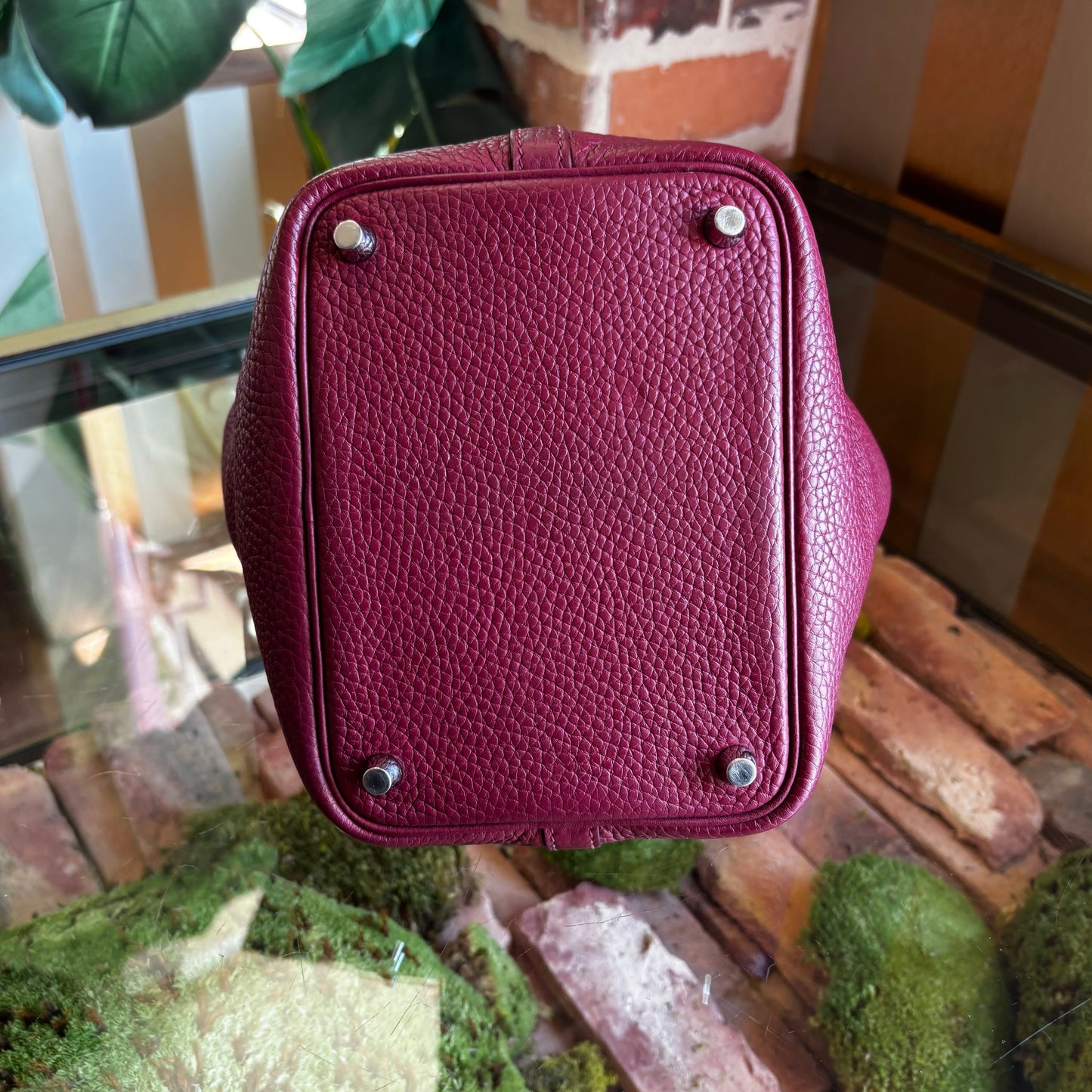 HRMS Picotin Lock PM Taurillon Clemence Tote