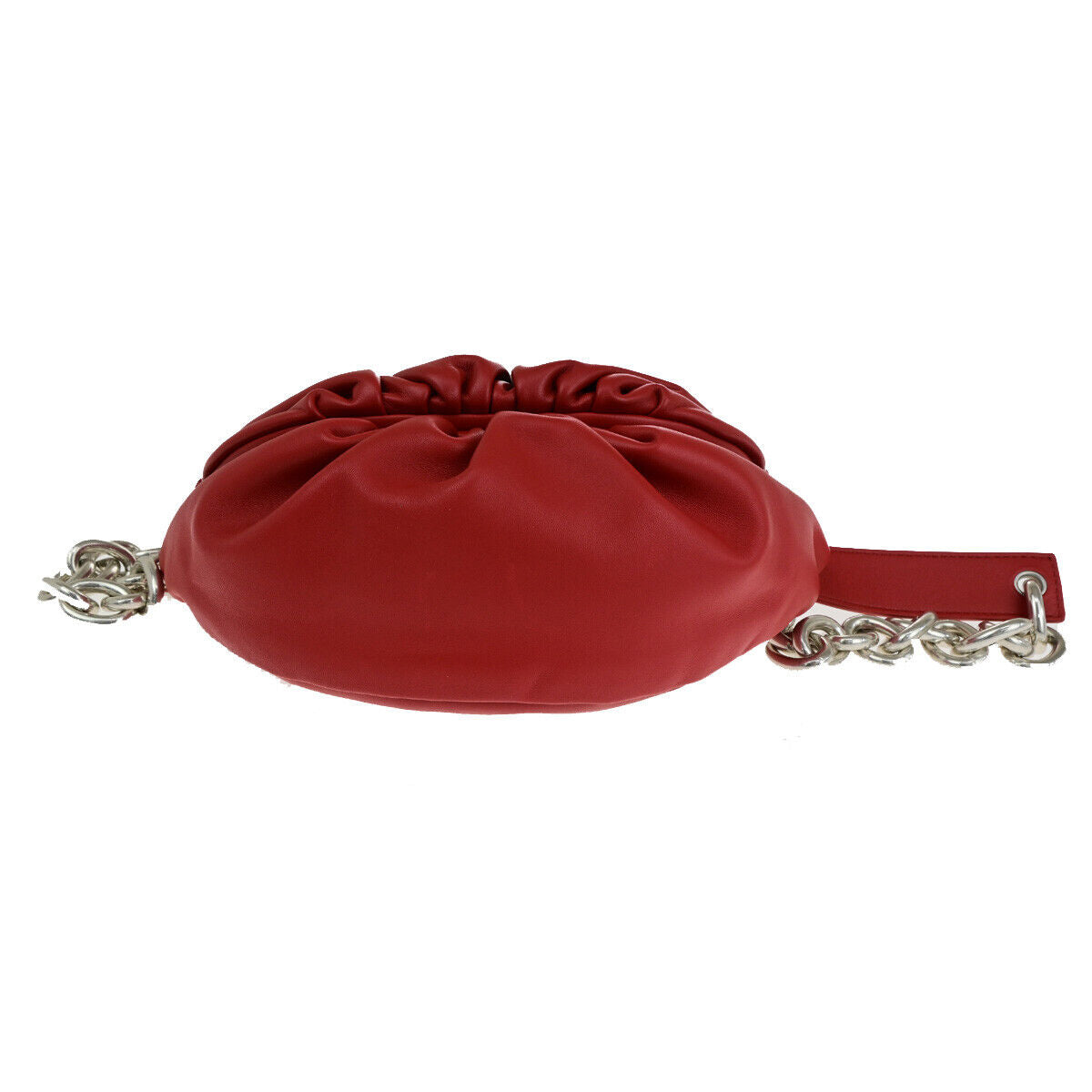 Bottega Veneta Chain Pouch  Leather Clutch Bag