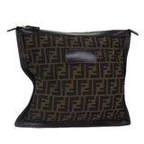 Fendi Zucca  Canvas Clutch Bag