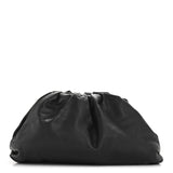 Bottega Veneta Smooth Butter Calf The Pouch Oversized Clutch Black