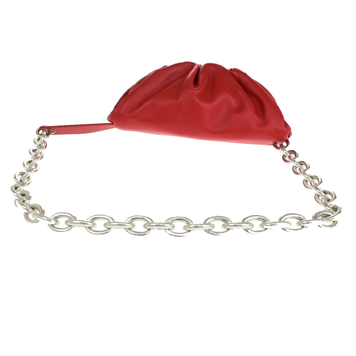 Bottega Veneta Chain Pouch  Leather Clutch Bag