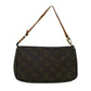 Louis Vuitton Pochette Accessoire  Canvas Clutch Bag