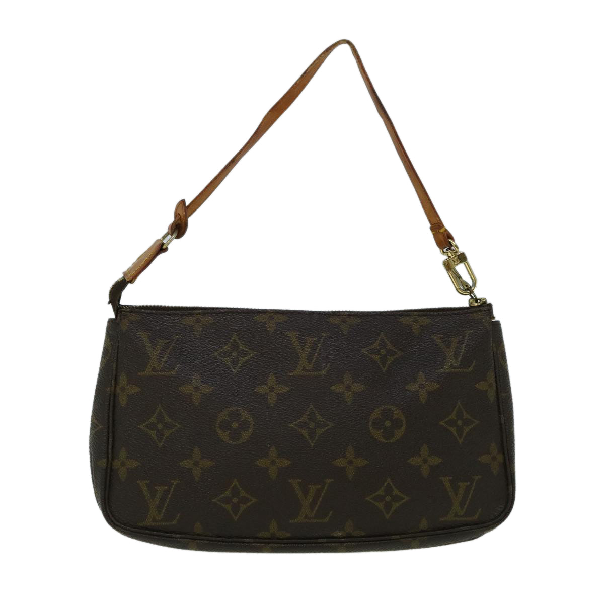 Louis Vuitton Pochette Accessoire  Canvas Clutch Bag
