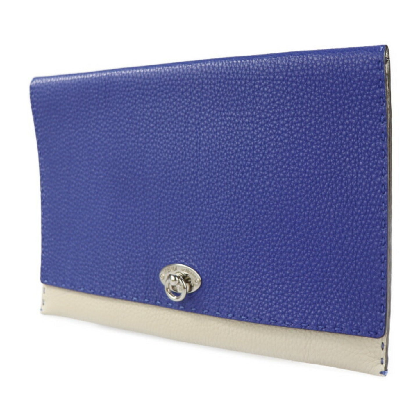 Fendi Selleria  Leather Clutch Bag (Pre-Owned)