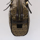 FENDI Zucchino Canvas Hand Bag Coated Canvas Brown  49107