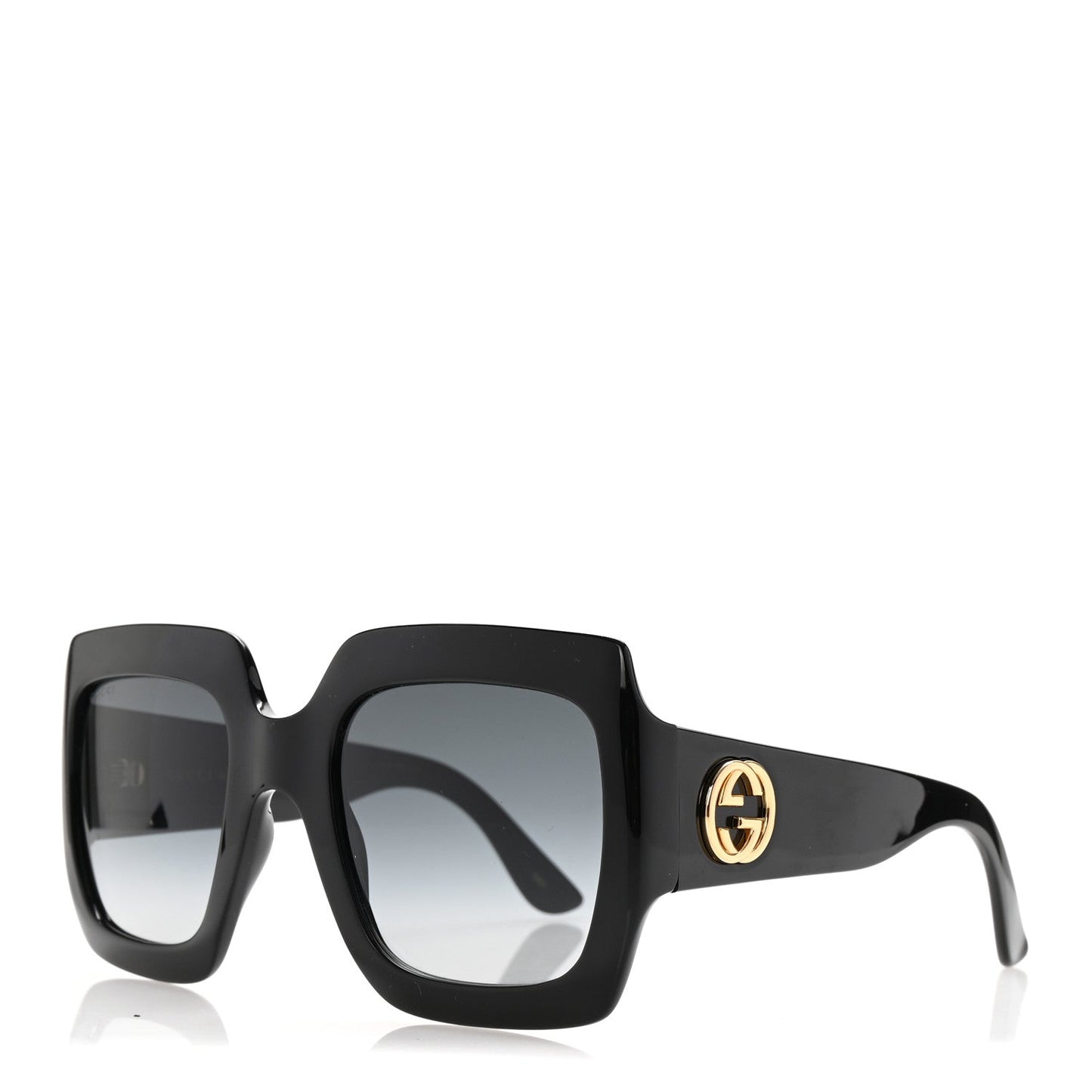 Amelia Acetate Square Frame Sunglasses GG0053S Black