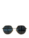 Fendi Blue Gold Frame Sunglasses